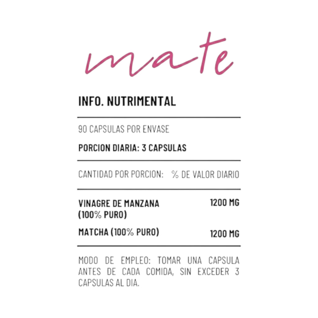 Matepills - (90 cápsulas)